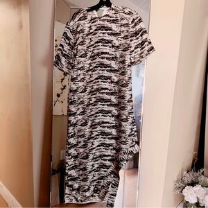 Victoria Beckham Multicolor Abstract Dress